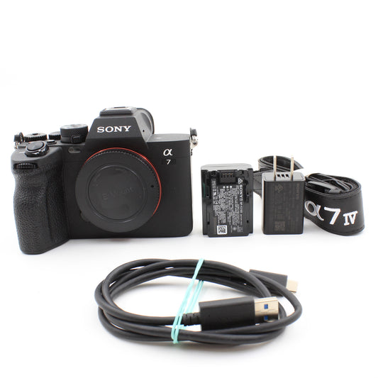 * USED * Sony a7 IV Mirrorless Camera Body Only SHUTTER 6559