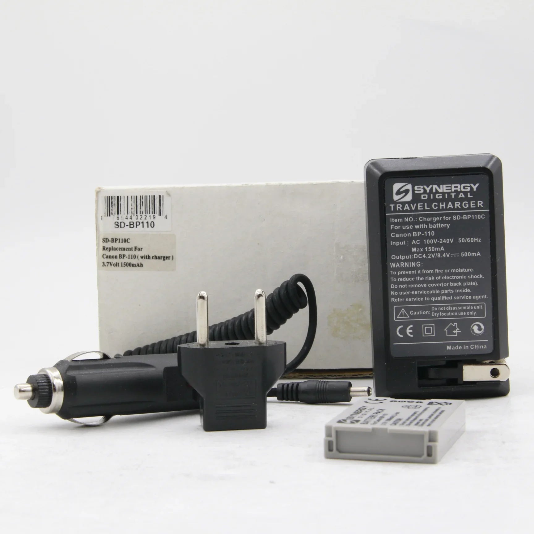* USED * Synergy Digital Battery Charger Kit for Digital Camera Canon SD-BP110C Battery at PROCAM | procam.com
