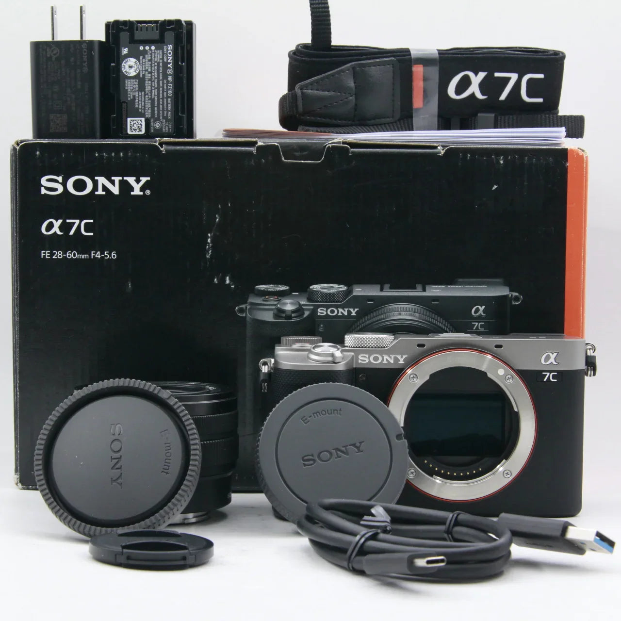 * OPEN BOX EXCELLENT * Sony Alpha a7C Mirrorless Digital Camera with FE 28-60mm f/4-5.6 Lens (Silver) at PROCAM | procam.com
