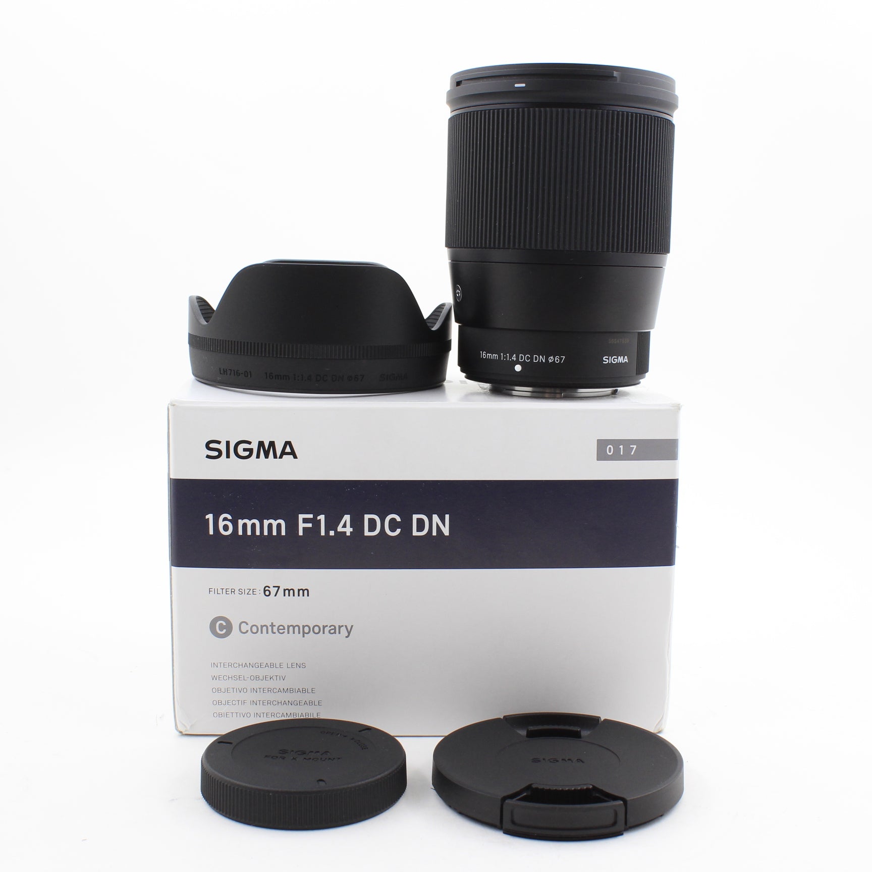 * OPEN BOX EXCELLENT * Sigma 16mm f/1.4 DC DN Contemporary Lens for FUJIFILM X