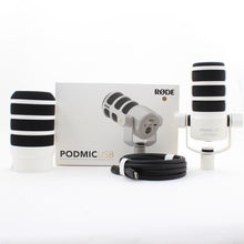 * OPEN BOX GOOD * RODE PodMic USB and XLR Dynamic Broadcast Microphone (White)