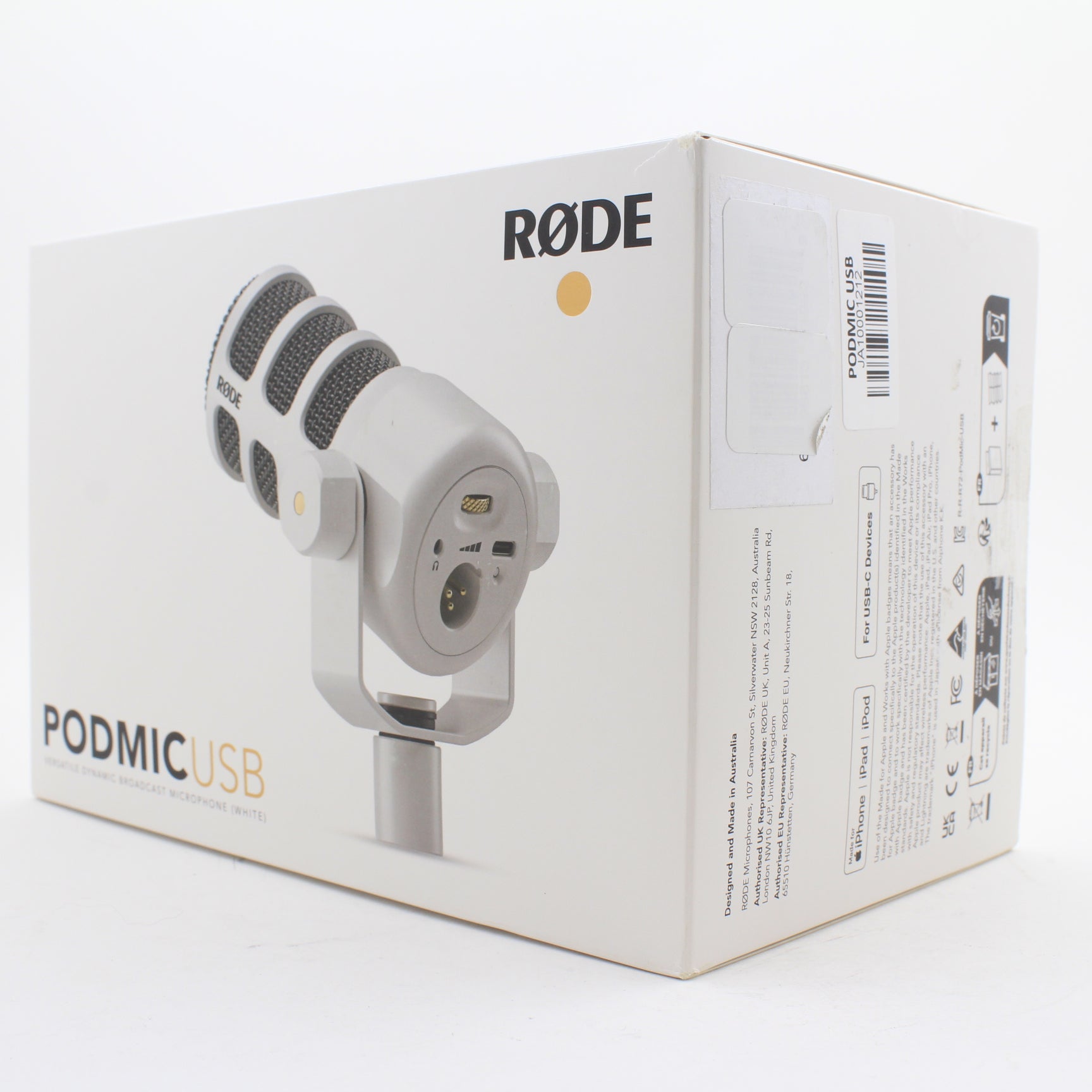 OPEN BOX GOOD * RODE PodMic USB and XLR Dynamic Broadcast