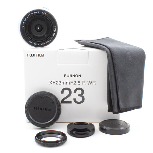 * OPEN BOX EXCELLENT * FUJIFILM XF 23mm f/2.8 R WR Pancake Lens (Silver)