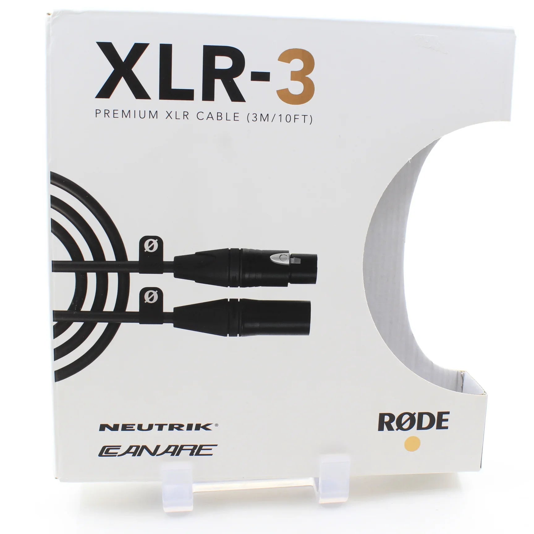 * OPEN BOX EXCELLENT * RODE XLR Male to Female Cable - 9.8' (Black) at PROCAM | procam.com