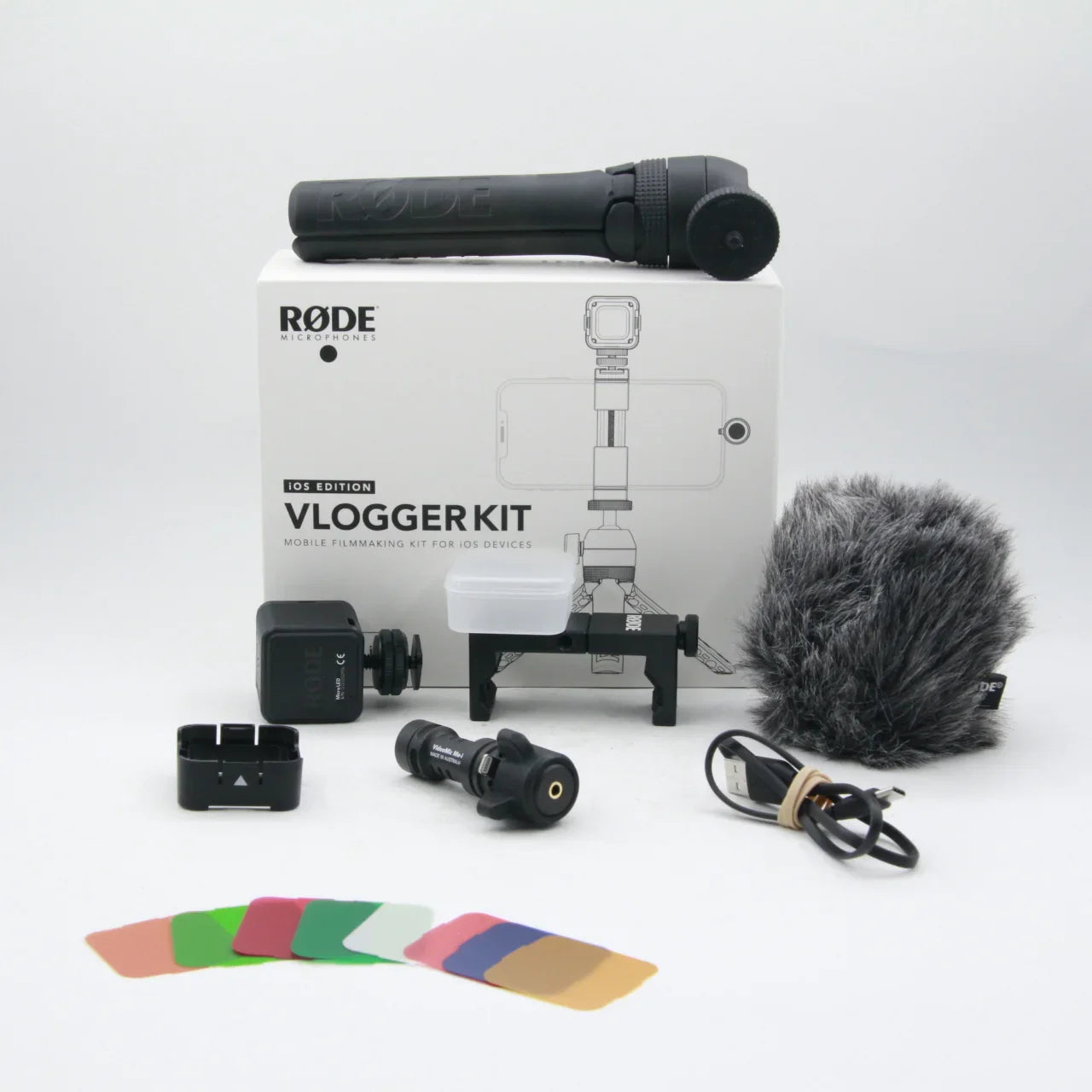 * OPEN BOX EXCELLENT * RODE Vlogger Kit iOS Edition Filmmaking Kit for ...