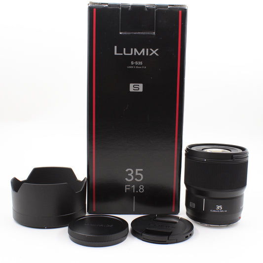 * OPEN BOX EXCELLENT * Panasonic Lumix S 35mm f/1.8 Lens (Leica L-Mount)