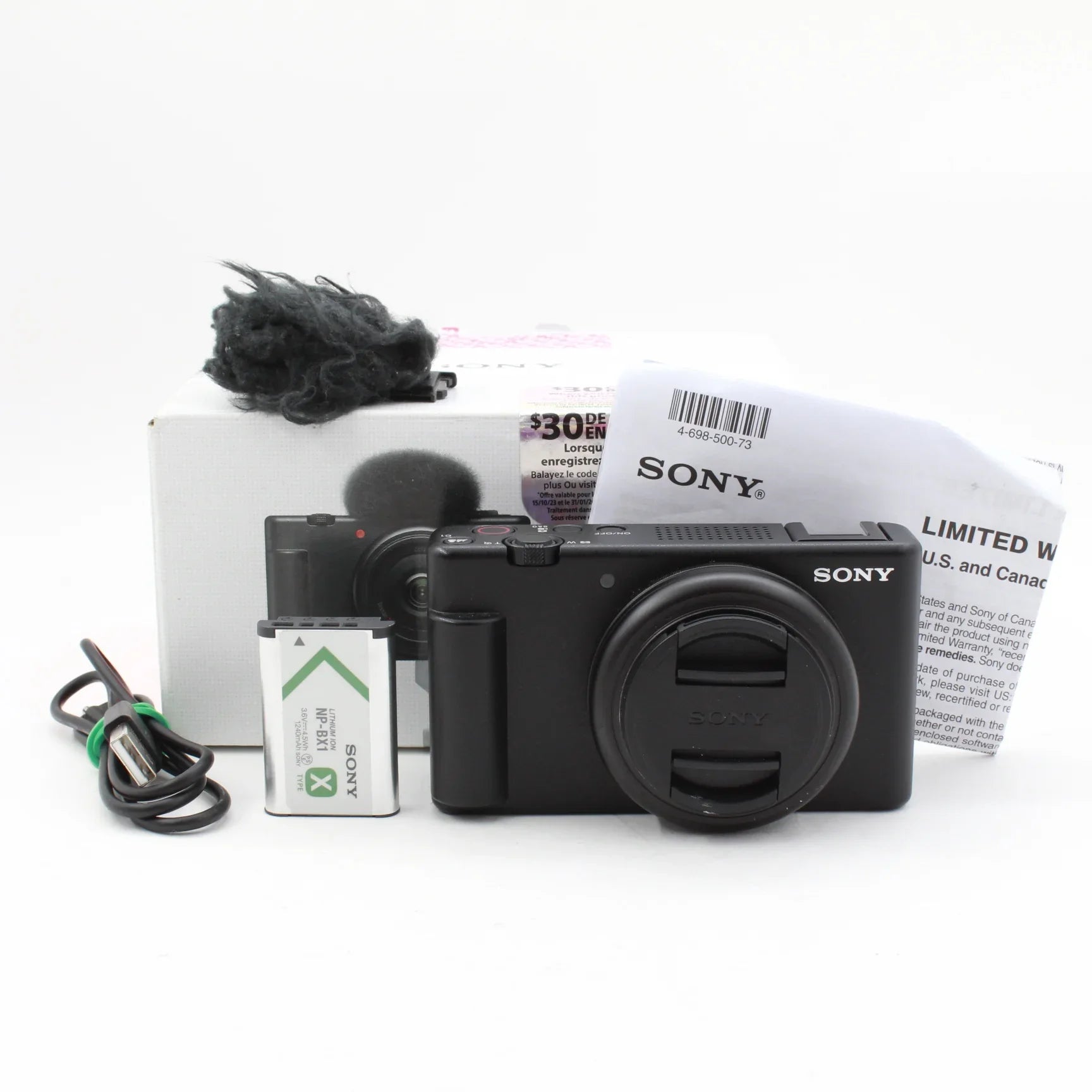 * OPEN BOX FAIR * Sony ZV-1F Vlogging Camera (Black) at PROCAM | procam.com