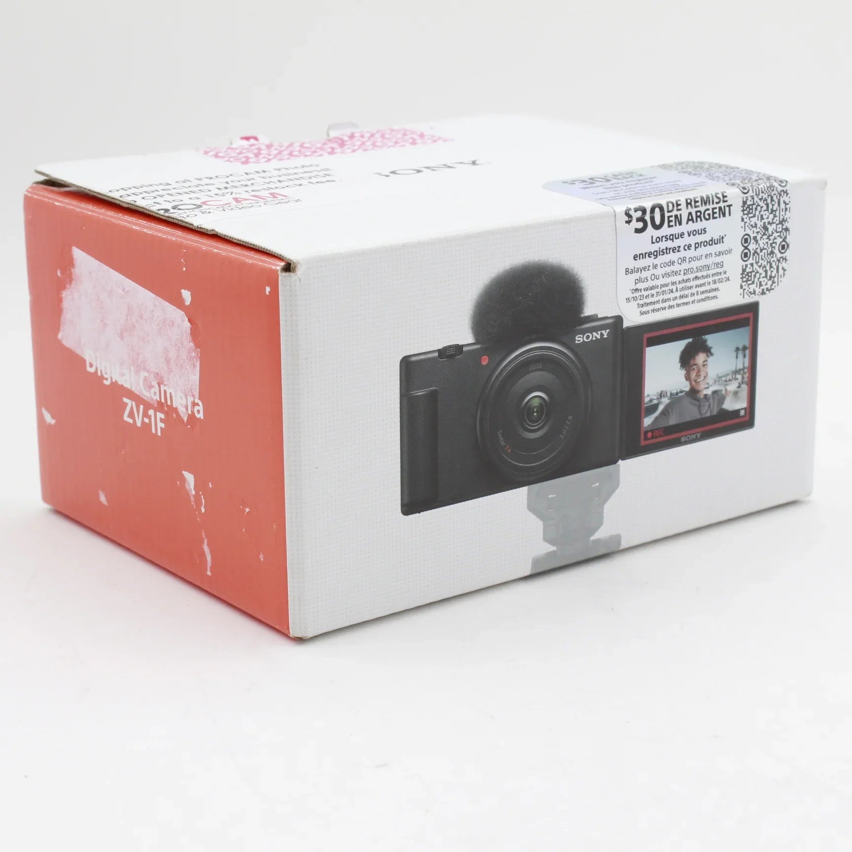 * OPEN BOX FAIR * Sony ZV-1F Vlogging Camera (Black) at PROCAM | procam.com