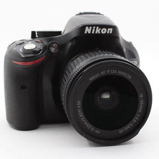 * USED * Nikon D5200 with Nikon DX 18-55mm f/3.5-5.6G VR Lens SHUTTER 29038