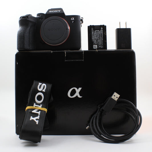 * USED * Sony a7 IV Mirrorless Camera Body Only Boxed SHUTTER 33055