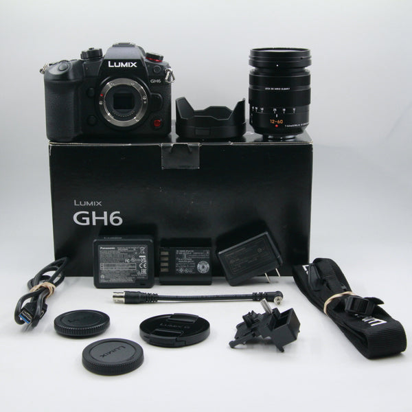 *** OPEN BOX EXCELLENT *** Panasonic Lumix GH6 Mirrorless Camera with 12-60mm f/2.8-4.0 Leica Lens