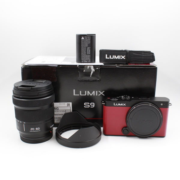 *** OPEN BOX EXCELLENT *** Panasonic Lumix S9 Mirrorless Camera with S 20-60mm f/3.5-5.6 Lens (Crimson Red)