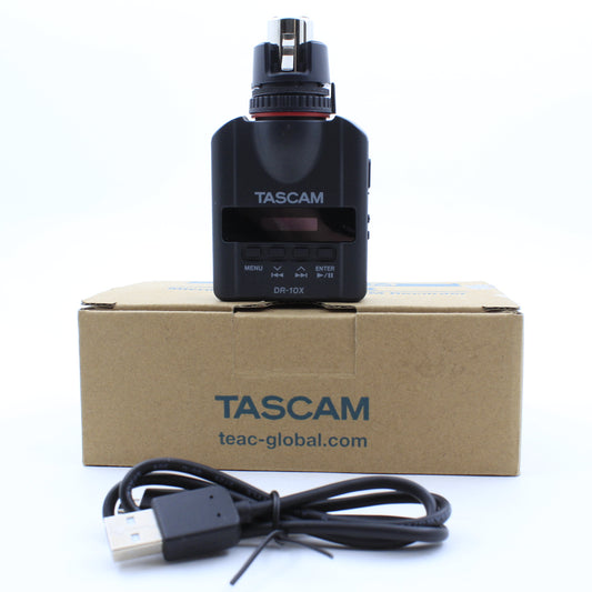 * OPEN BOX GOOD * Tascam DR-10X Portable Stereo Recorder for ENG Microphones
