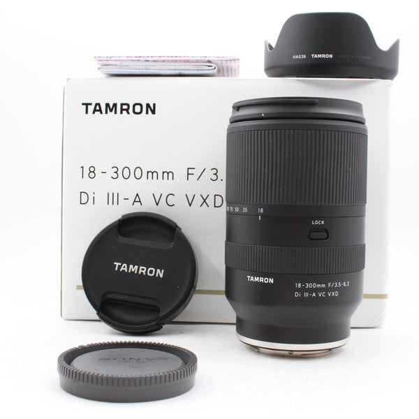 * OPEN BOX EXCELLENT * Tamron 18-300mm f/3.5-6.3 Di III-A VC VXD Lens for Sony E