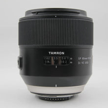 * USED * Tamron 85mm f/1.8 Di VC USD Lens Nikon F Mount Boxed