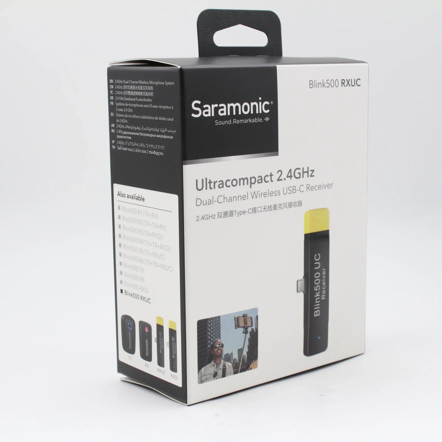 * OPEN BOX EXCELLENT * Saramonic Blink 500 RXUC Dual-Channel Digital Wireless Receiver for USB Type-C Devices (2.4 GHz) at PROCAM | procam.com