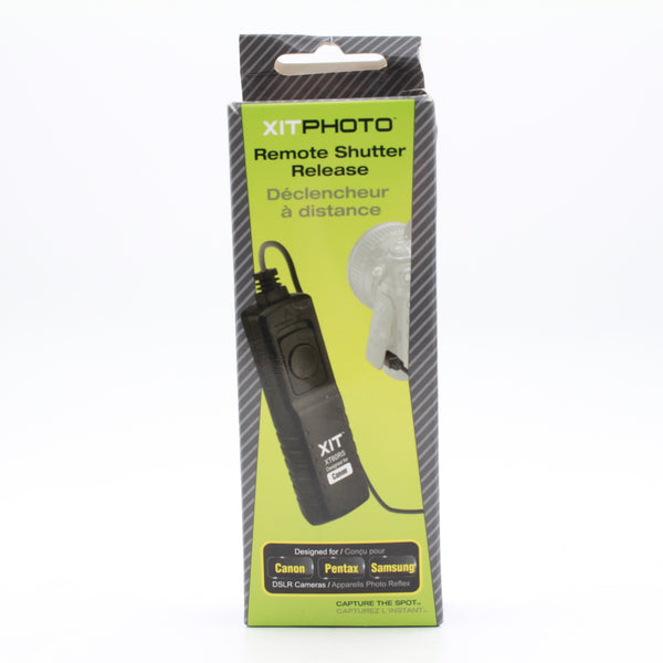 XIT XT60RS Remote Shutter Release for Canon, Pentax, Samsung DSLR Cameras