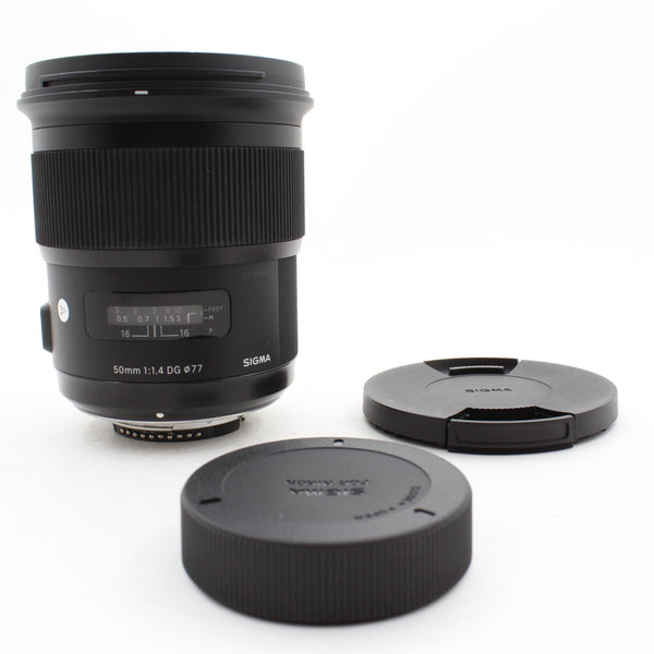 * USED * Sigma Art 50mm f/1.4 DC Nikon F Mount
