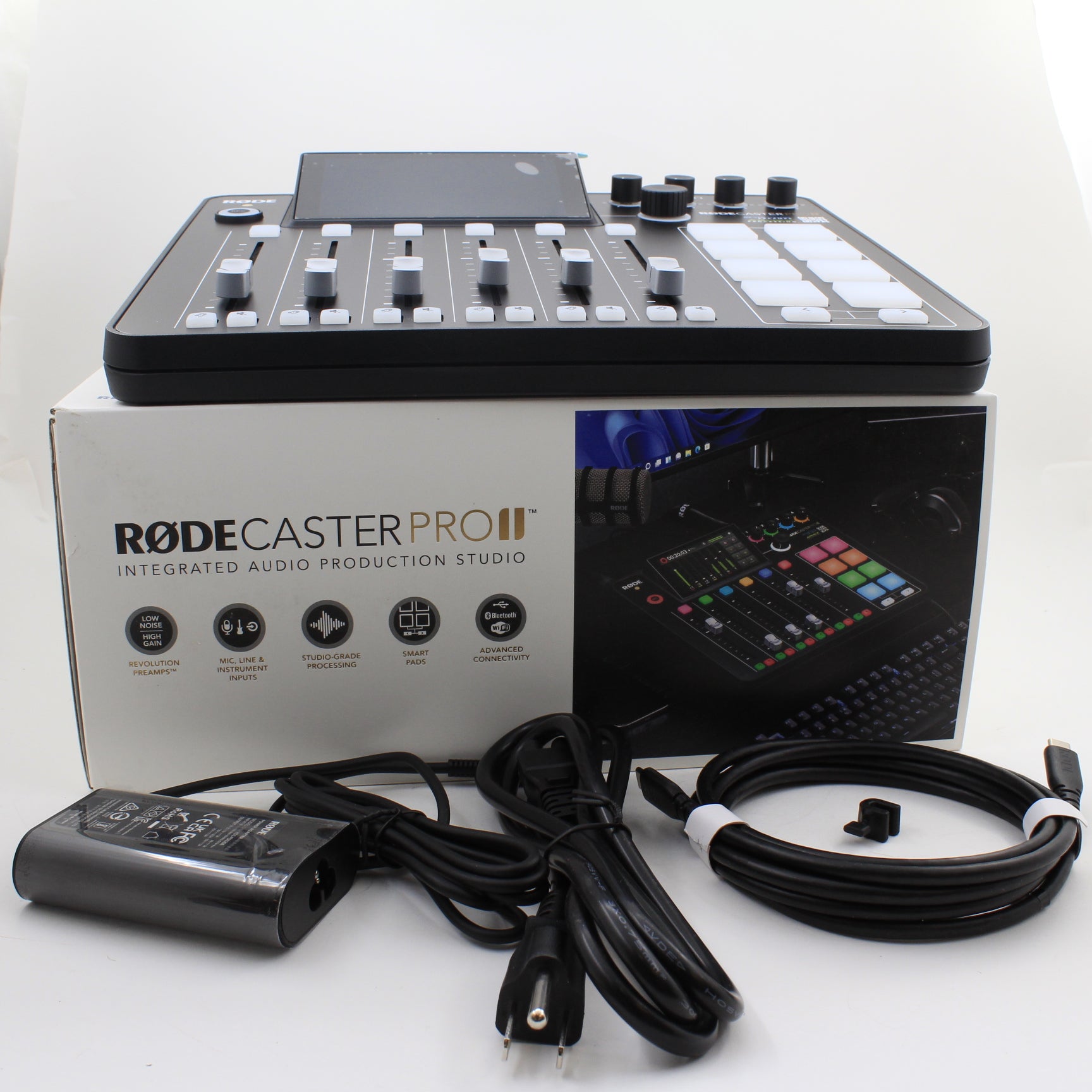 * OPEN BOX EXCELLENT * RODE RODECaster Pro II Integrated Audio Production Studio (Black)