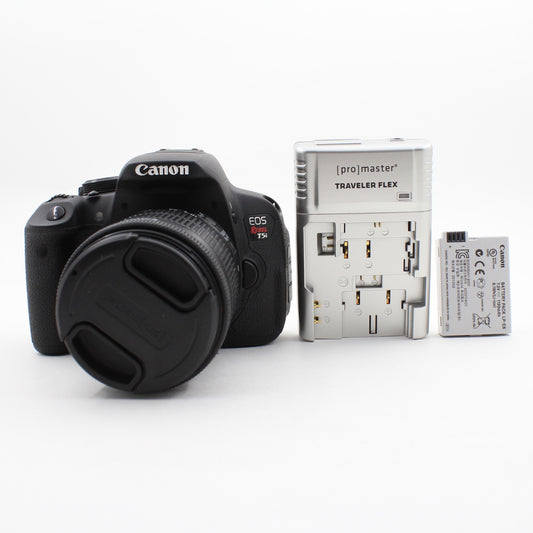 * USED * Canon EOS Rebel T5i with EF-S 18-55mm f/3.5-5.6IS STM Lens