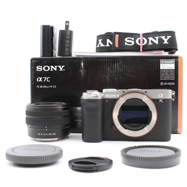 *** OPEN BOX GOOD *** Sony Alpha a7C Mirrorless Digital Camera with FE 28-60mm f/4-5.6 Lens (Silver)