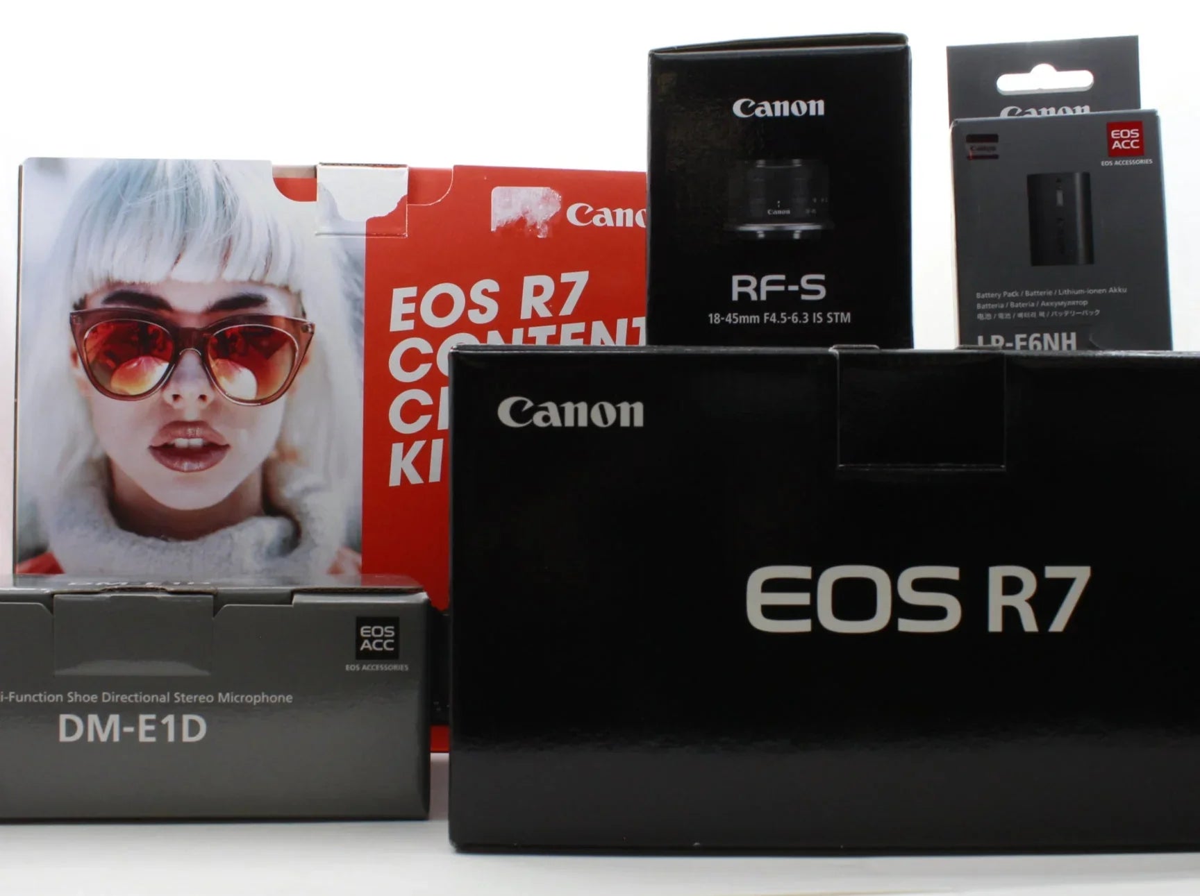 * OPEN BOX EXCELLENT * Canon EOS R7 Mirrorless Camera with 18-45mm Lens Content Creator Kit at PROCAM | procam.com