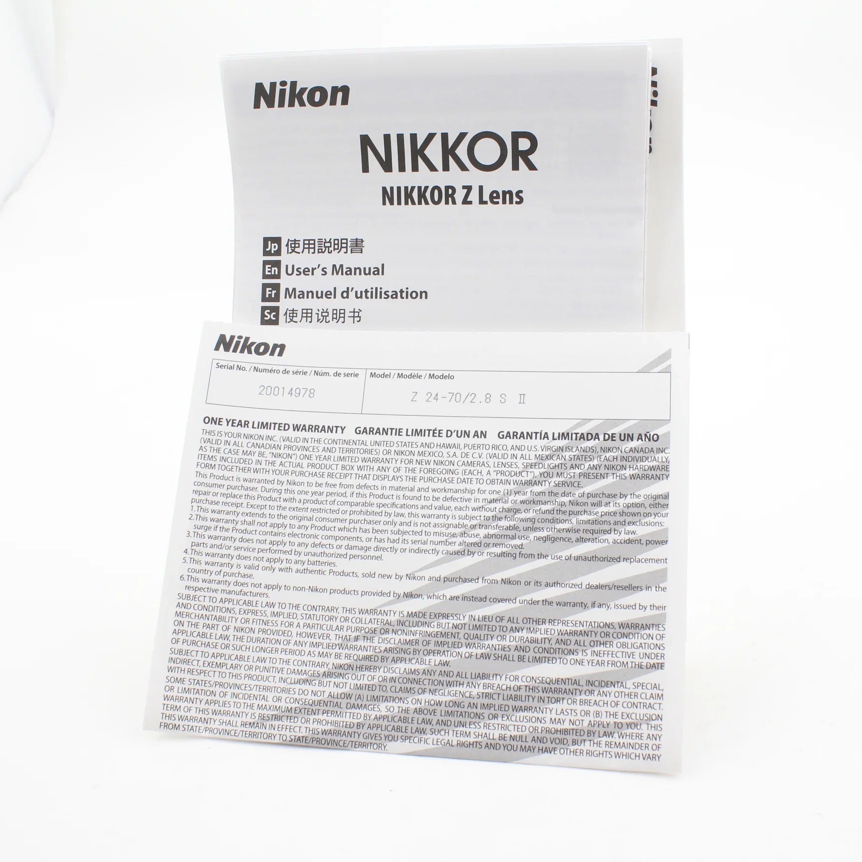 * OPEN BOX GOOD * Nikon NIKKOR Z 24-70mm f/2.8 S II Lens at PROCAM | procam.com