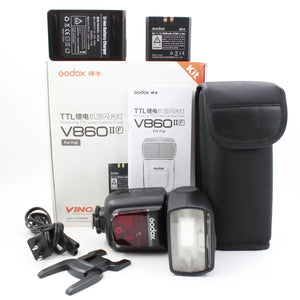 * OPEN BOX EXCELLENT * Godox VING V860IIF TTL Li-Ion Flash Kit for Fujifilm Cameras at PROCAM | procam.com