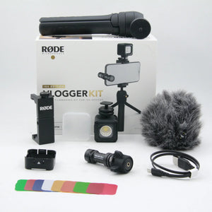 * OPEN BOX EXCELLENT * RODE Vlogger Kit iOS Edition Filmmaking Kit for Mobile Devices with Lightning Ports at PROCAM | procam.com