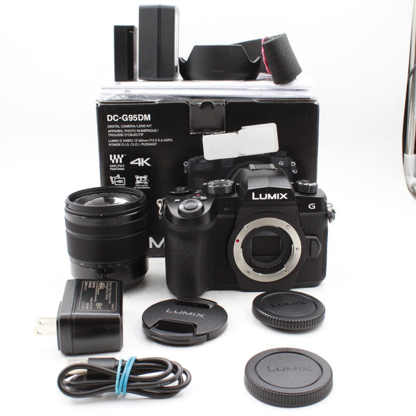 *** OPEN BOX EXCELLENT *** Panasonic Lumix G95 Hybrid Mirrorless Camera with 12-60mm Lens