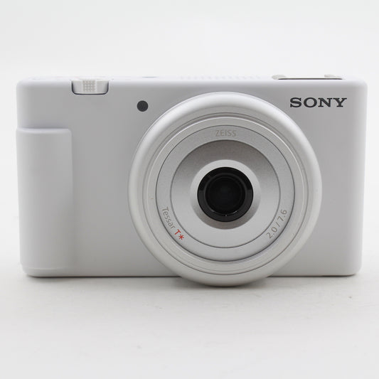 * OPEN BOX EXCELLENT * Sony ZV-1F Vlogging Camera (White)