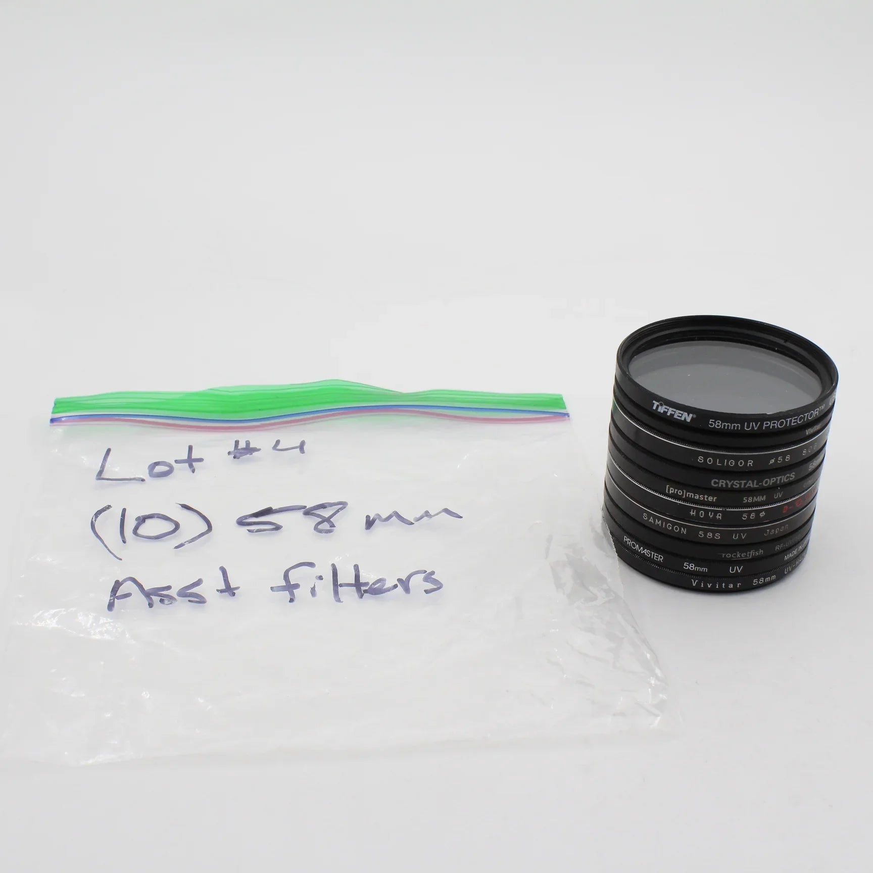 * USED * Lot #4 (10) 58mm Lens Filters at PROCAM | procam.com