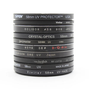* USED * Lot #4 (10) 58mm Lens Filters at PROCAM | procam.com
