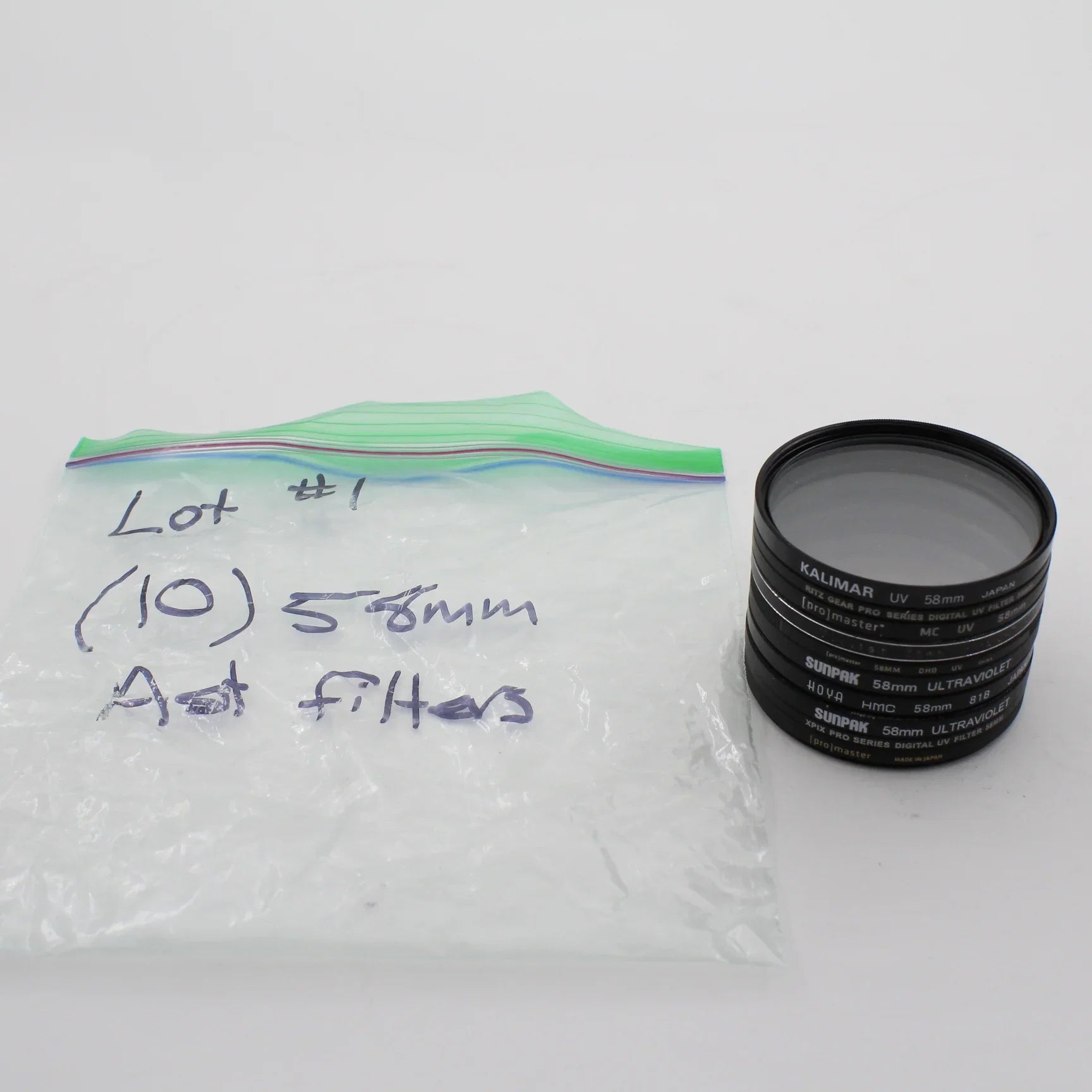 * USED * Lot #1 (10) 58mm Lens Filters at PROCAM | procam.com