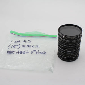 * USED * Lot #3 (15) 58mm Lens Filters at PROCAM | procam.com