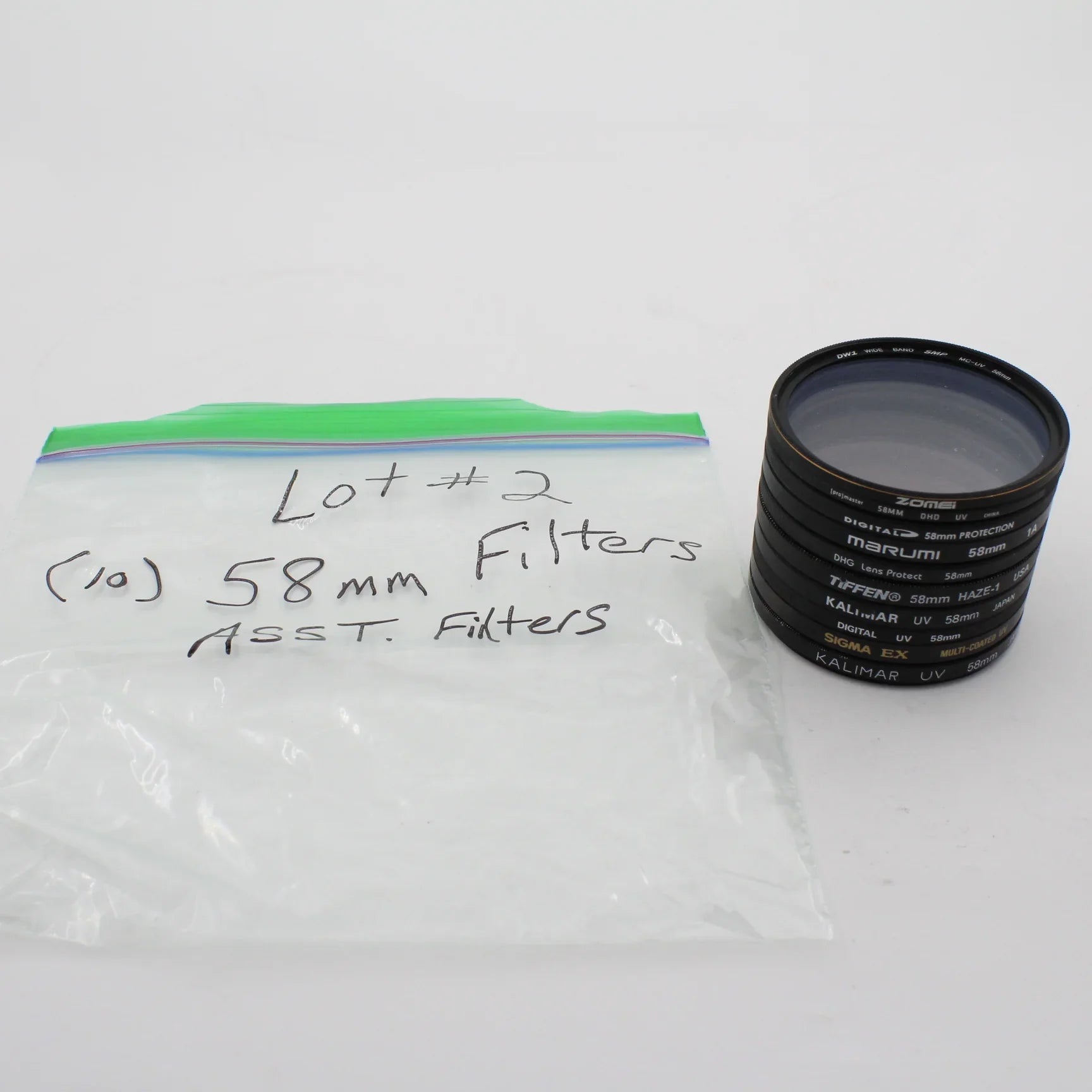 * USED * Lot #2 (10) 58mm Lens Filters at PROCAM | procam.com