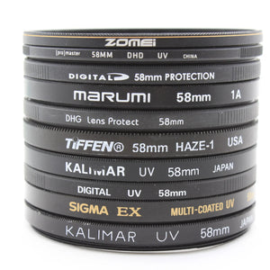 * USED * Lot #2 (10) 58mm Lens Filters at PROCAM | procam.com