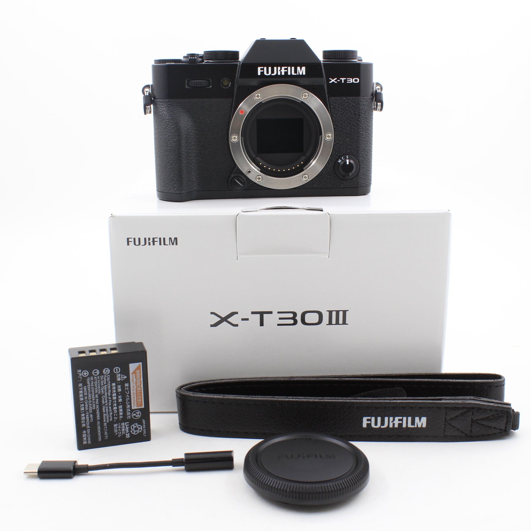 * OPEN BOX EXCELLENT * FUJIFILM X-T30 III Mirrorless Digital Camera (Black)