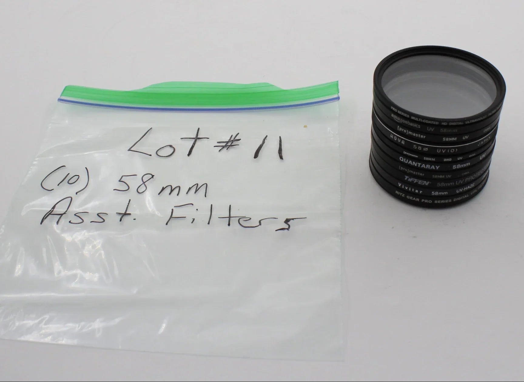 * USED * Lot #11 (10) 58mm Lens Filters at PROCAM | procam.com