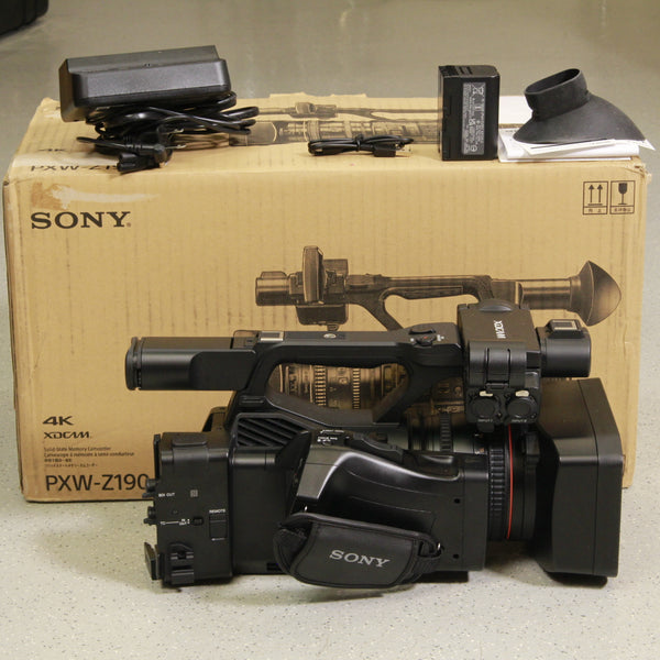 *** OPEN BOX EXCELLENT *** Sony PXW-Z190 4K 3-CMOS 1/3" Sensor XDCAM Camcorder