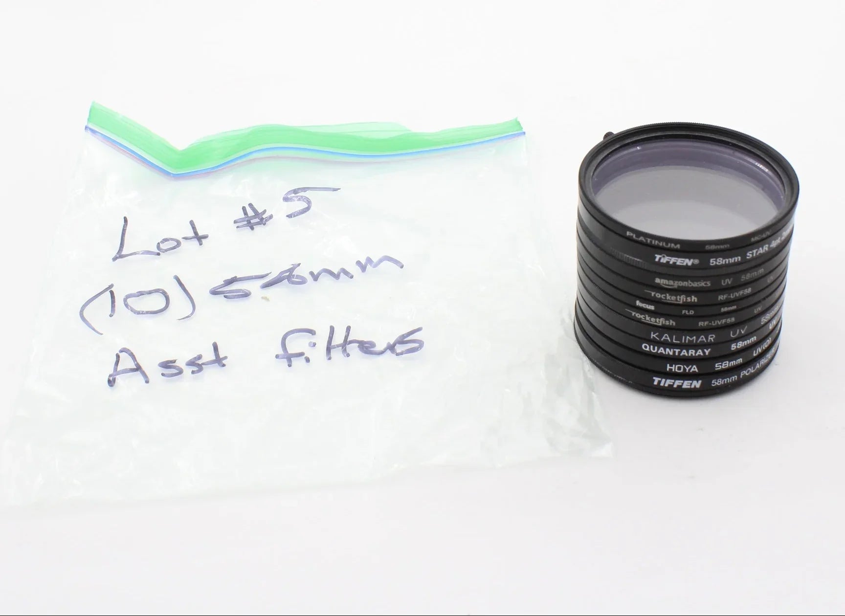 * USED * Lot #5 (10) 58mm Lens Filters at PROCAM | procam.com