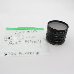 * USED * Lot #10 (10) 72mm Lens Filters at PROCAM | procam.com
