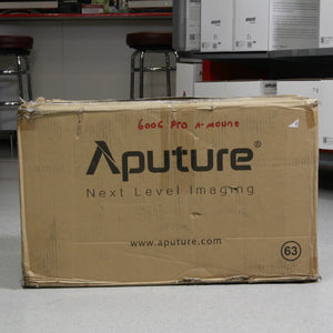 * OPEN BOX EXCELLENT * Aputure LS 600c PRO Light Storm RGBWW Point Light Source with Gold-Mount Battery Plate at PROCAM | procam.com