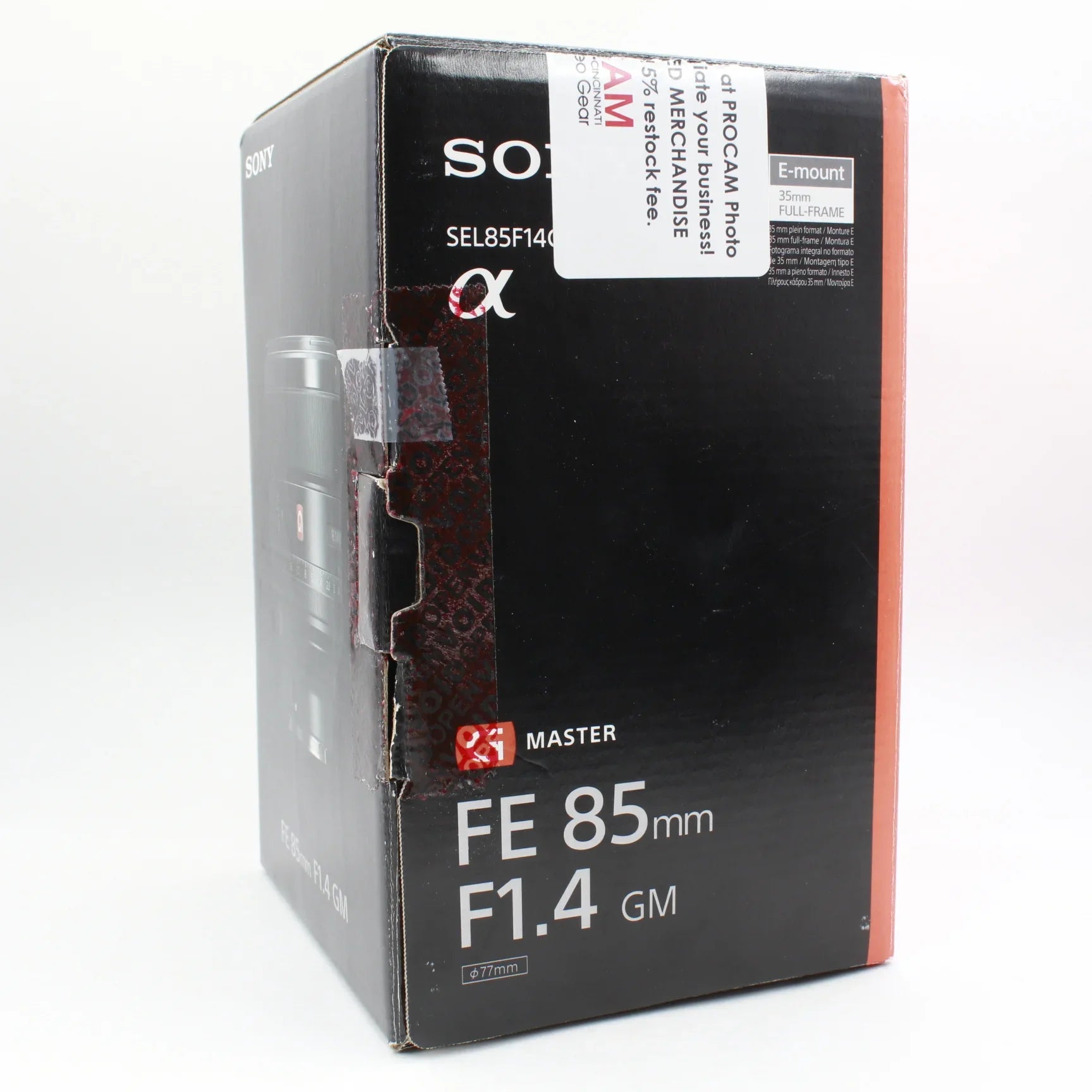 * OPEN BOX GOOD * Sony FE 85mm f/1.4 GM Lens at PROCAM | procam.com