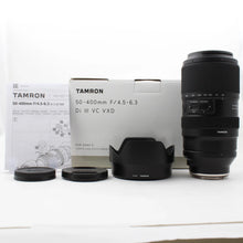 * OPEN BOX EXCELLENT * Tamron 50-400mm f/4.5-6.3 Di III VC VXD Lens for Sony E