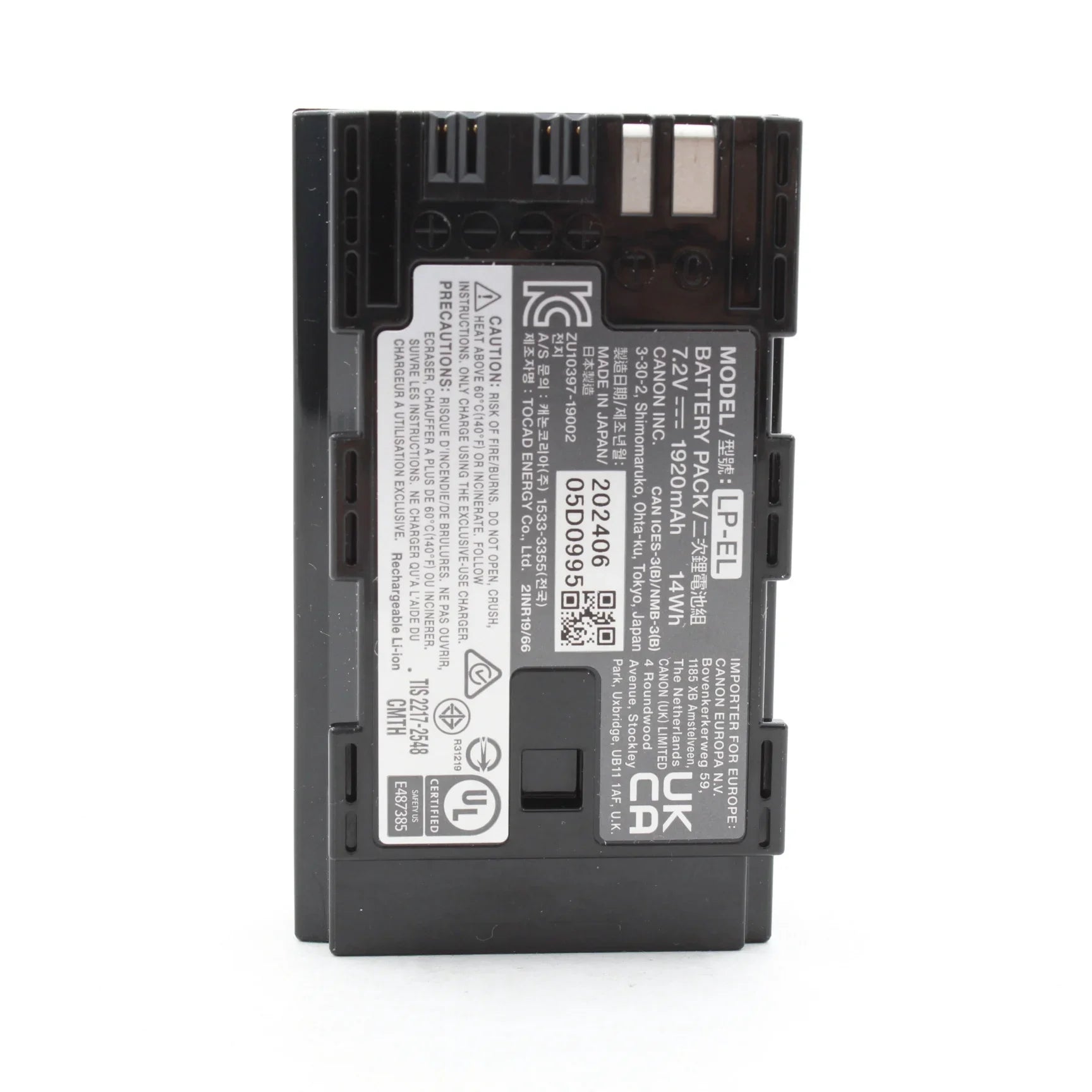 * OPEN BOX EXCELLENT * Canon LP-EL Lithium-Ion Battery Pack for Speedlite EL-1 at PROCAM | procam.com