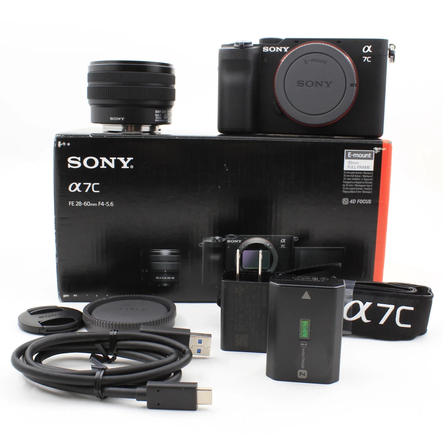 * OPEN BOX GOOD * Sony a7C Mirrorless Digital Camera with FE 28-60mm f/4-5.6 Lens (Black) at PROCAM | procam.com