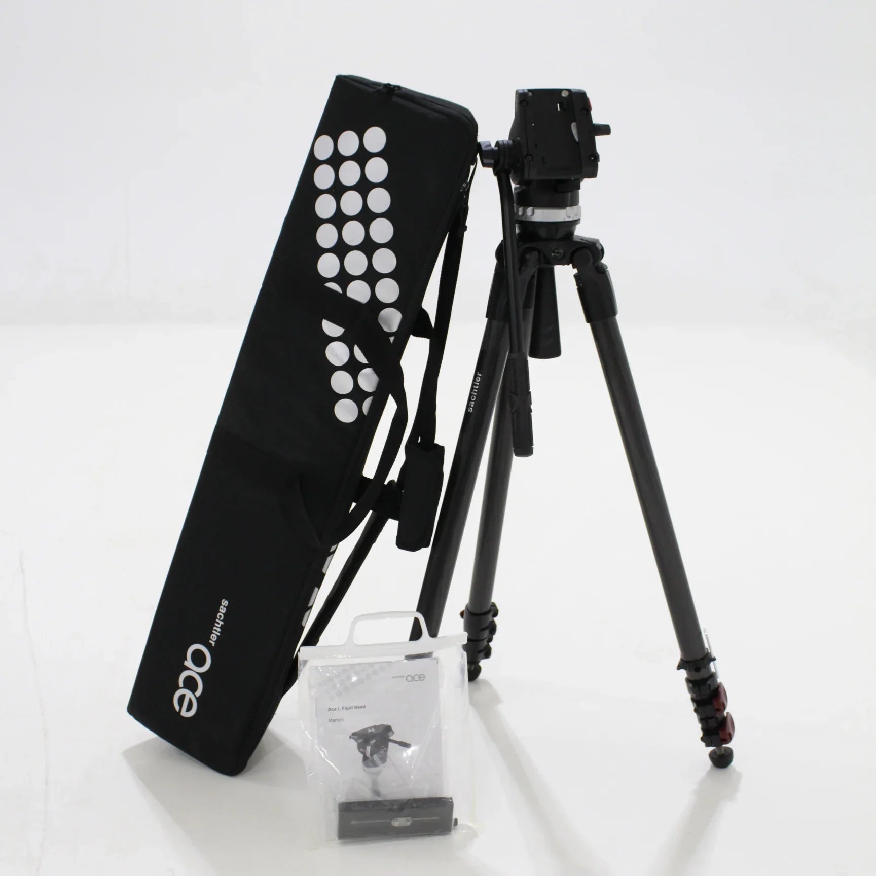 * USED * Sachtler TT75/2 CF w/ Sachtler Ace L Fluid Head Tripod w/Case at PROCAM | procam.com