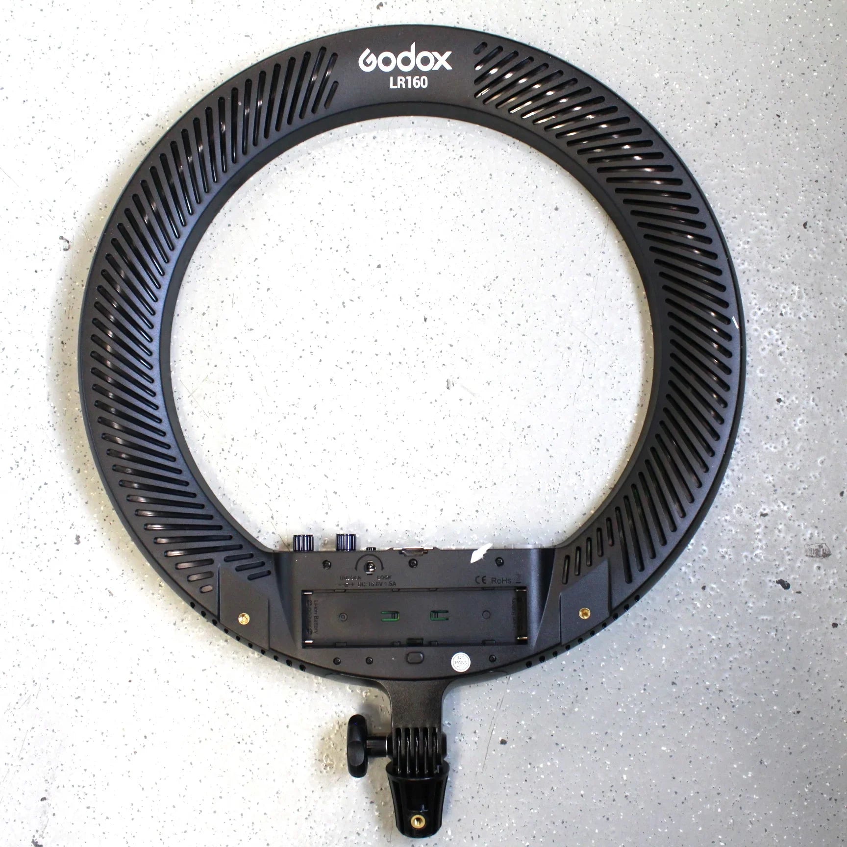 * DEMO * Godox LR160 Bi-Color Ringlight (Black) NO POWER ADAPTER at PROCAM | procam.com