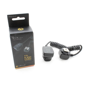 * USED * Vello TTL Flash Cord at PROCAM | procam.com